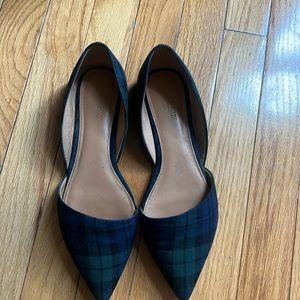 Jcrew plaid flats